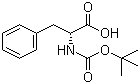 structure of CAS# 18942-49-9, Boc-D-Phenylalanine