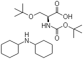 structure of CAS# 18942-50-2, Boc-O-tert-butyl-L-serine dicyclohexylamine salt