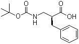 structure of CAS# 189619-55-4, (S)-2-苄基-3-N-叔丁氧羰基氨基丙酸