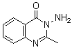 CAS 登录号：1898-06-2, 2-甲基-3-氨基-4-喹唑啉酮