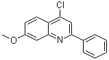 structure of CAS# 189816-05-5, 4-氯-7-甲氧基-2-苯基喹啉
