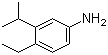 CAS # 1899-06-5, 4-Ethyl-3-(1-methylethyl)benzenamine