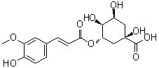 CAS 登录号：1899-29-2, 3-O-阿魏酰基奎宁酸