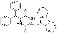 structure of CAS# 189937-46-0, Fmoc-D-3,3-diphenylalanine