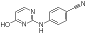 CAS # 189956-45-4, 4-[(4-Hydroxy-2-pyrimidinyl)amino]benzonitrile, 4-[(1,4-Dihydro-4-oxo-2-pyrimidinyl)amino]benzonitrile