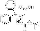 CAS # 190190-50-2, Boc-(S)-3-Amino-4,4-diphenylbutyric acid, (S)-beta-[[(tert-Butoxy)carbonyl]amino]-gamma-phenylbenzenebutanoic acid