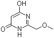 structure of CAS# 1903-90-8, 2-甲氧基甲基嘧啶-4,6-二醇