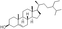 CAS # 19044-06-5, beta-Sitosterol, 3beta-Hydroxy-24-ethylcholest-5-ene, 24-Ethylcholesterol