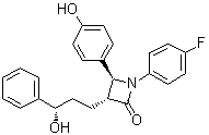 CAS 登录号：190595-66-5, (3R,4S)-1-(4-氟苯基)-3-[(3S)-3-苯基-3-羟基丙基]-4-(4-羟基苯基)-2-氮杂环丁酮