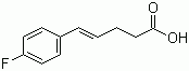 structure of CAS# 190595-67-6, 5-(4-Fluorophenyl)-4-pentenoic acid