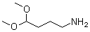 CAS # 19060-15-2, 4,4-Dimethoxybutylamine, 4,4-Bis(methyloxy)butylamine, 4,4-Dimethoxy-1-butanamine, 4-Aminobutanal dimethyl acetal, 4-Aminobutyraldehyde dimethyl acetal