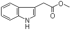structure of CAS# 1912-33-0, 1H-Indole-3-acetic acid methyl ester