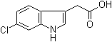 structure of CAS# 1912-44-3, 6-氯吲哚-3-乙酸