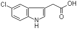 structure of CAS# 1912-45-4, 5-氯吲哚-3-乙酸