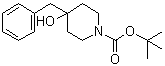 CAS # 191327-87-4, 4-Hydroxy-4-(phenylmethyl)-1-piperidinecarboxylic acid 1,1-dimethylethyl ester