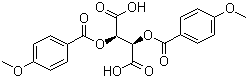 structure of CAS# 191605-10-4, Di-p-anisoyl-D-tartaric acid