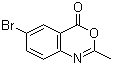 structure of CAS# 19165-25-4, 6-Bromo-2-methyl-4H-3,1-benzoxazin-4-one