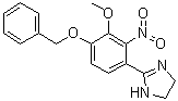 CAS # 1918982-87-2, 4,5-Dihydro-2-[3-methoxy-2-nitro-4-(phenylmethoxy)phenyl]-1H-imidazole