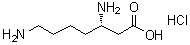(S)-3,7-Diaminoheptanoic acid monohydrochloride molecular structure (CAS 192003-02-4)