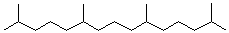 structure of CAS# 1921-70-6, 2,6,10,14-四甲基十五烷