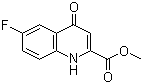 structure of CAS# 19271-19-3, Methyl 6-fluoro-4-oxo-1,4-dihydroquinoline-2-carboxylate