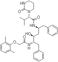 structure of CAS# 192725-17-0, 洛匹那韦