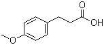 structure of CAS# 1929-29-9, 3-(4-Methoxyphenyl)propionic acid