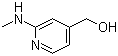 CAS # 193001-42-2, 2-(Methylamino)-4-pyridinemethanol