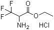 structure of CAS# 193140-71-5, 3,3,3-Trifluoroalanine ethyl ester hydrochloride