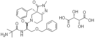 structure of CAS# 193273-69-7, 酒石酸卡莫瑞林