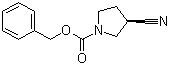 structure of CAS# 193693-69-5, (S)-1-N-Cbz-3-氰基吡咯烷