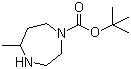 structure of CAS# 194032-42-3, 5-甲基-1,4-二氮杂环庚烷-1-甲酸叔丁酯