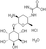 structure of CAS# 19408-46-9, 春雷霉素盐酸盐一水合物