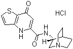 CAS # 194093-42-0, Pumosetrag hydrochloride, 7-Oxo-N-[3(R)-quinuclidinyl]-4,7-dihydrothieno[3,2-b]pyridine-6-carboxamide hydrochloride