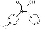 CAS 登录号：194234-97-4, 3-羟基-1-(4-甲氧基苯基)-4-苯基氮杂环丁-2-酮