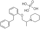CAS 登录号：19428-14-9, 磷酸苯丙哌林, 1-[2-(2-苄基苯氧基)-1-甲基乙基]哌啶磷酸盐