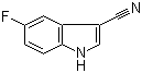 CAS # 194490-15-8, 5-Fluoro-1H-indole-3-carbonitrile