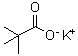 structure of CAS# 19455-23-3, Potassium trimethylacetate