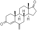 structure of CAS# 19457-55-7, 6-Methyleneandrost-4-ene-3,7-dione