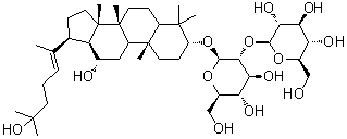 CAS # 1945956-85-3, (3beta,12beta)-12,25-Dihydroxydammar-20(22)-en-3-yl 2-O-beta-D-glucopyranosyl-beta-D-glucopyranoside