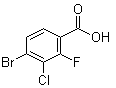 structure of CAS# 194804-94-9, 4-溴-3-氯-2-氟苯甲酸