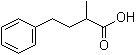 CAS # 1949-41-3, 2-Methyl-4-phenylbutanoic acid, 2-Methyl-4-phenylbutyric acid, 2-Methyl-gamma-phenylbutyric acid, NSC 402998
