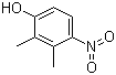 structure of CAS# 19499-93-5, 4-Nitro-2,3-dimethylphenol