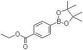 CAS # 195062-62-5, 4-Ethoxycarbonylphenylboronic acid pinacol ester, Ethyl 4-(4,4,5,5-tetramethyl-1,3,2-dioxaborolan-2-yl)benzoate