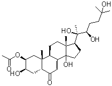 CAS 登录号：19536-25-5, 2-O-乙酰基-20-羟基蜕皮激素