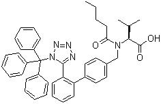 structure of CAS# 195435-23-5, 三苯甲基缬沙坦