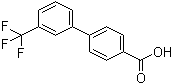 structure of CAS# 195457-70-6, 3'-(三氟甲基)联苯-4-羧酸