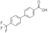 CAS # 195457-71-7, 4'-Trifluoromethylbiphenyl-4-carboxylic acid, 4'-(Trifluoromethyl)[1,1'-biphenyl]-4-carboxylic acid, 4-(4-Trifluoromethylphenyl)benzoic acid