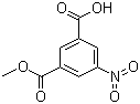 CAS # 1955-46-0, Methyl 5-nitroisophthalate, 5-Nitroisophthalic acid monomethyl ester, mono-Methyl 5-nitroisophthalate