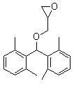 CAS # 19574-85-7, [[Bis(2,6-dimethylphenyl)methoxy]methyl]-oxirane